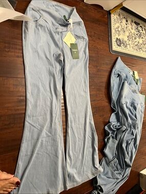 HALARA Light Blue Flare Jeans